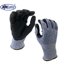 NMsafety 13 gauge Nylon+UHMWPE+Glassfibre liner coated micro-foam nitrile glove CE EN388 4X42C
